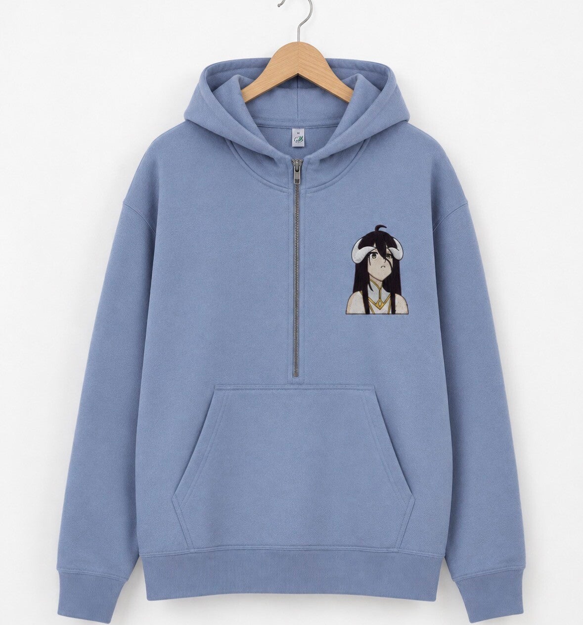 Chibi Albedo Embroidery – Overlord | T-Shirt, Sweater, Hoodie & Half-Zip