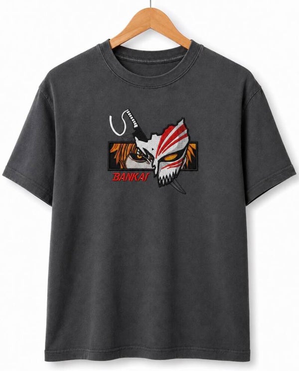 Ichigo – BANKAI Embroidery T-Shirt | Bleach Inspired