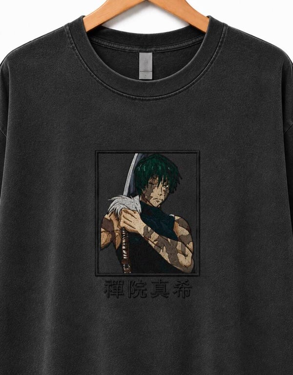 Maki Zenin – Washed Tee 🖤⚔️