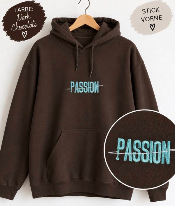 💙 PASSION Hoodie – Minimalistisches BL Statement