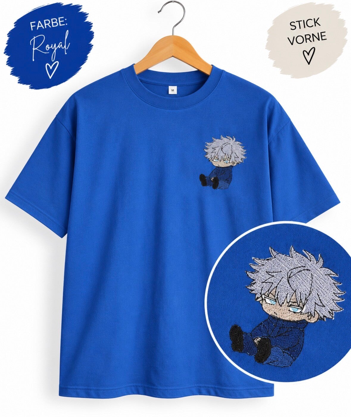 Chibi Satoru Gojo Shirt – Jujutsu Kaisen Stick | Handmade Streetwear
