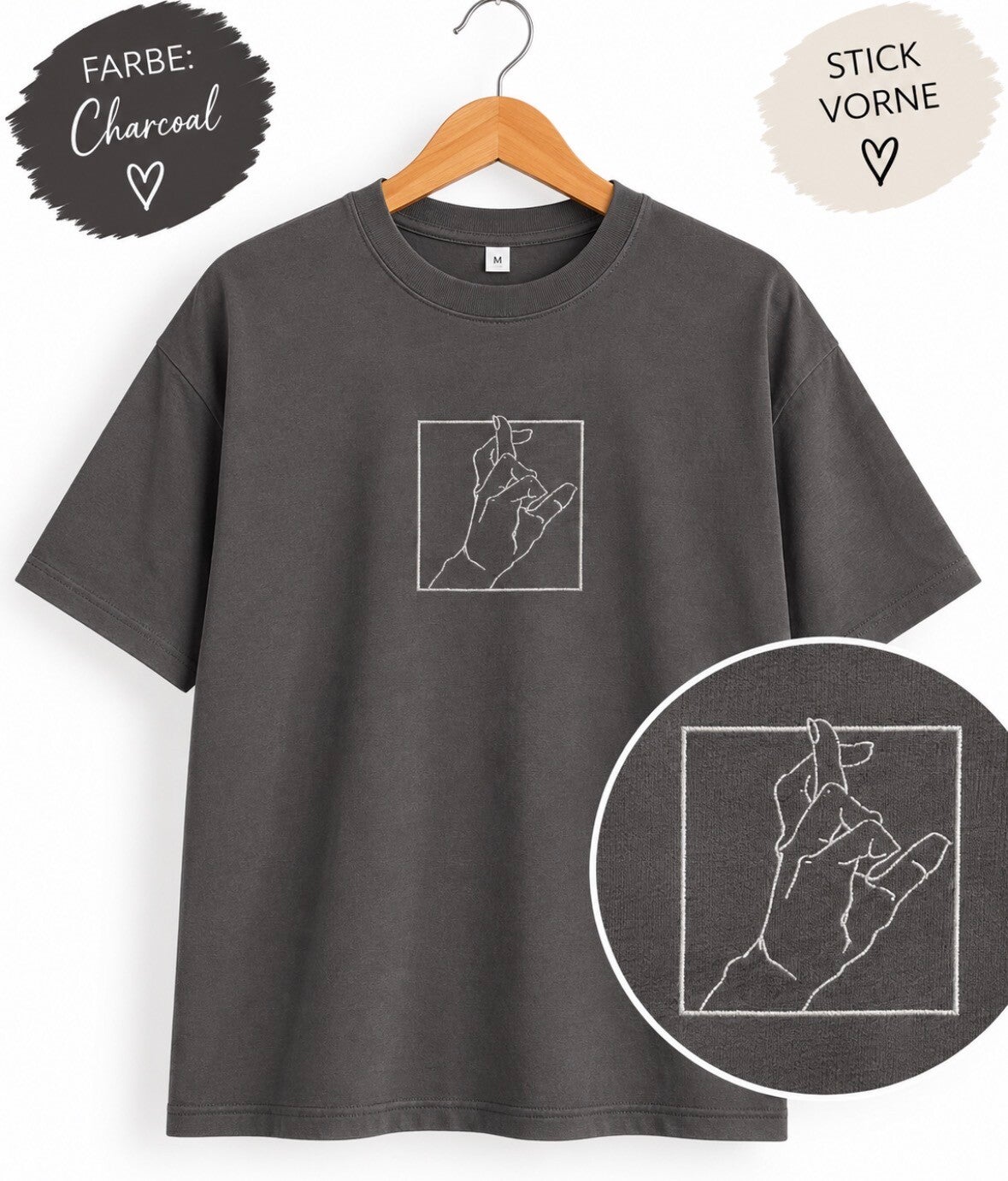 „Infinity Stitch“ – Minimal Stick T-Shirt inspiriert von Gojo (JJK)