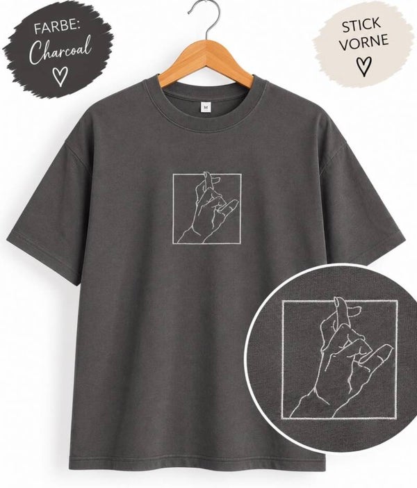 „Infinity Stitch“ – Minimal Stick T-Shirt inspiriert von Gojo (JJK)