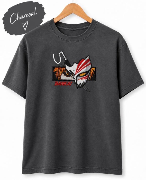 Ichigo – BANKAI Embroidery T-Shirt | Bleach Inspired