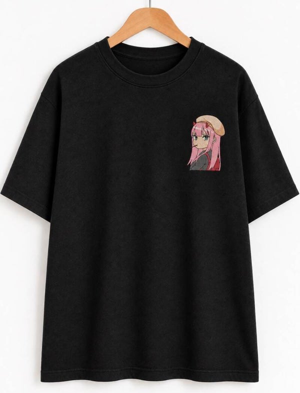 Zero Two – Chibi Mini Embroidery | Hoodie / Sweater / T-Shirt“