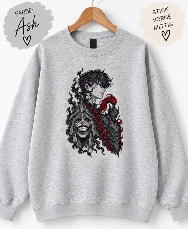 Shadow Monarch – Jinwoo, Igris & Statue | T-Shirt, Sweater & Hoodie
