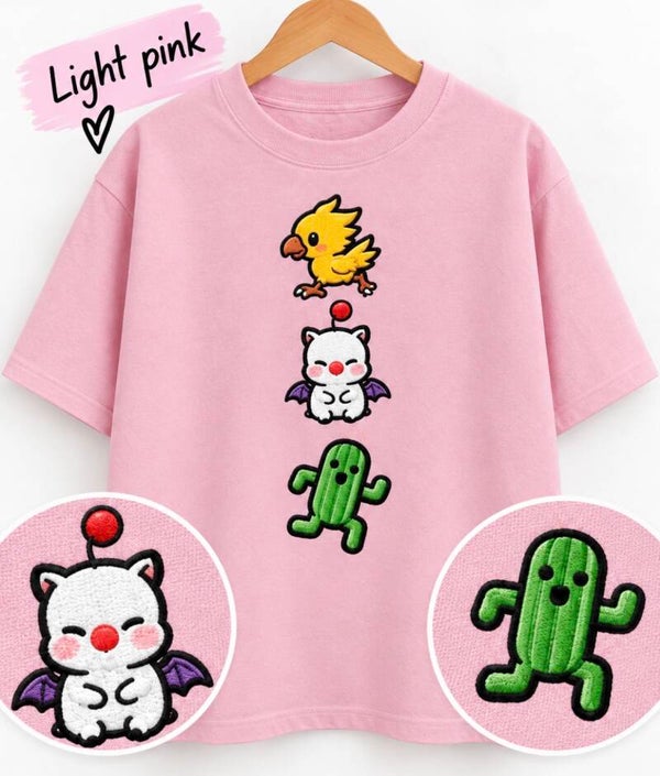 Chocobo, Moogle & Cactuar – Tiny Trio | Bestickt 💗