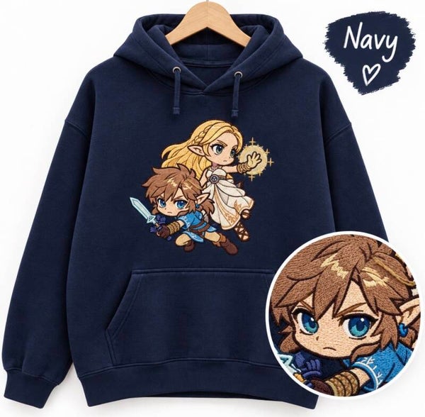 Link & Zelda – Hyrule Heroes | Bestickt 💙