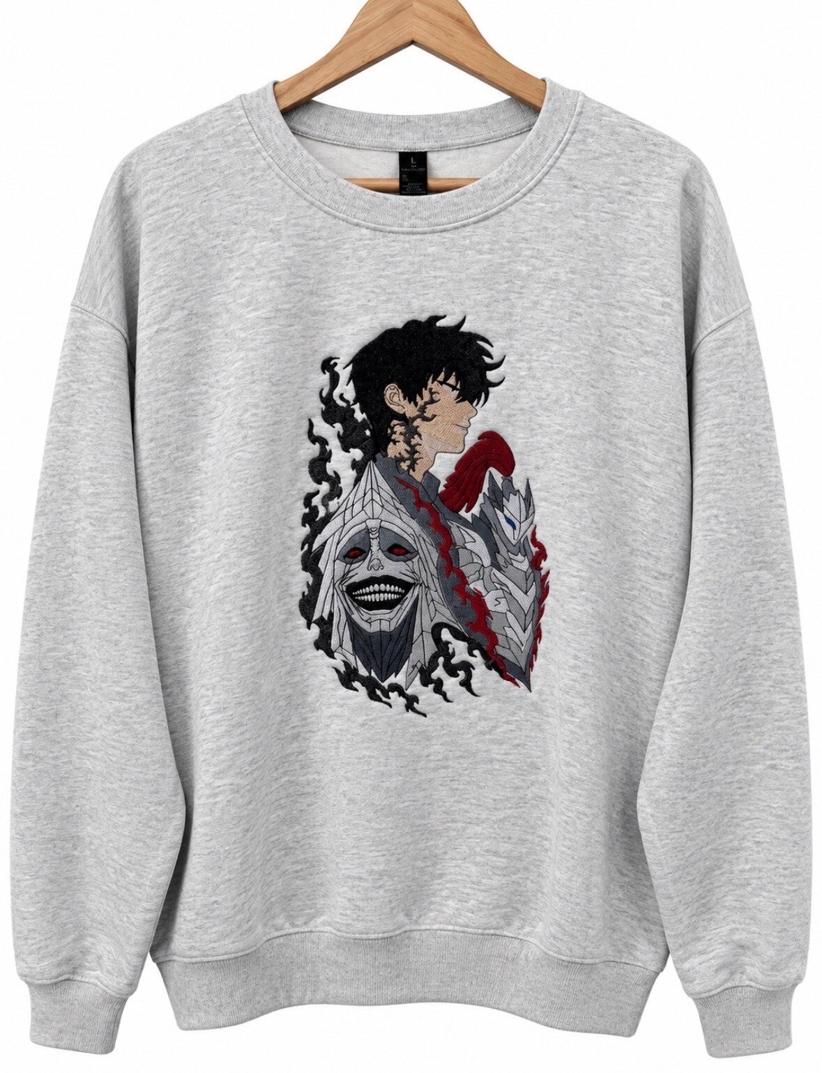 Shadow Monarch – Jinwoo, Igris & Statue | T-Shirt, Sweater & Hoodie