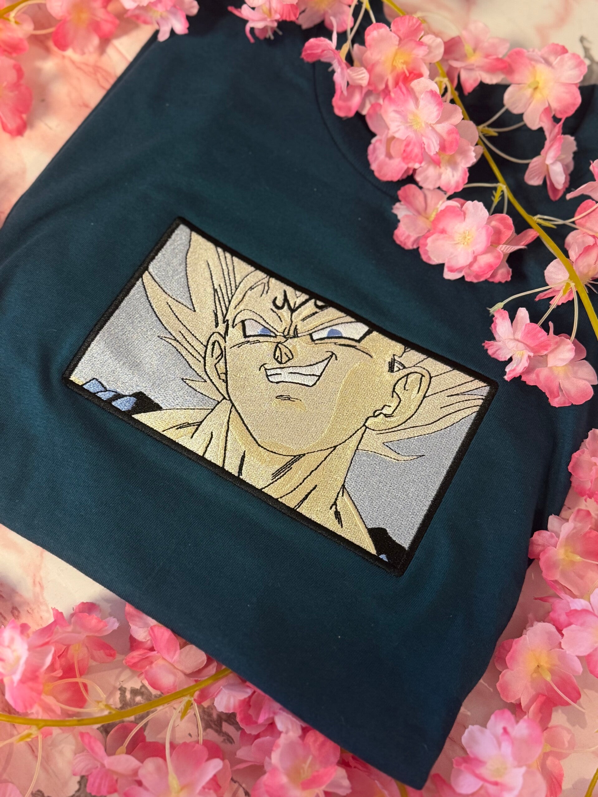 Dragon Ball Majin Vegeta Embroidery Sweatshirt – Dark Anime Vibe