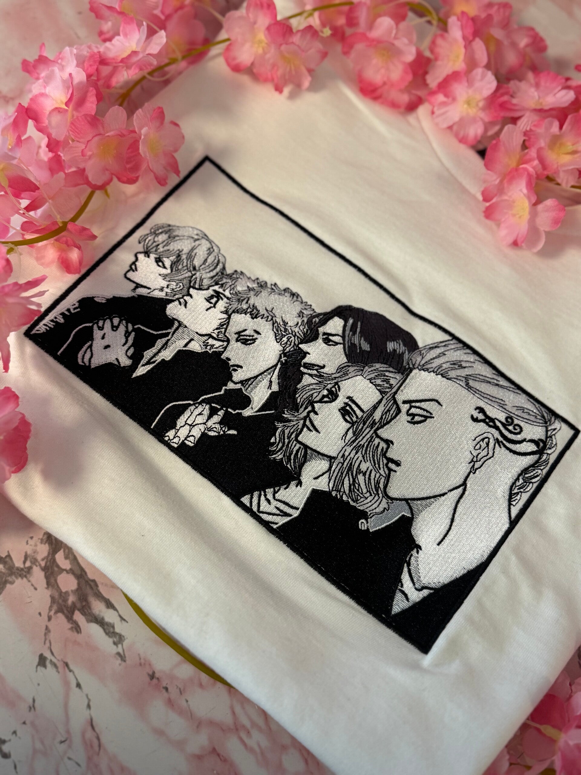 Tokyo Revengers Shirt Embroidery, Anime Group Shirt, Anime T-Shirt Unisex Oversized, Manga Streetwear Hoodie Sweatshirt, Otaku Gift