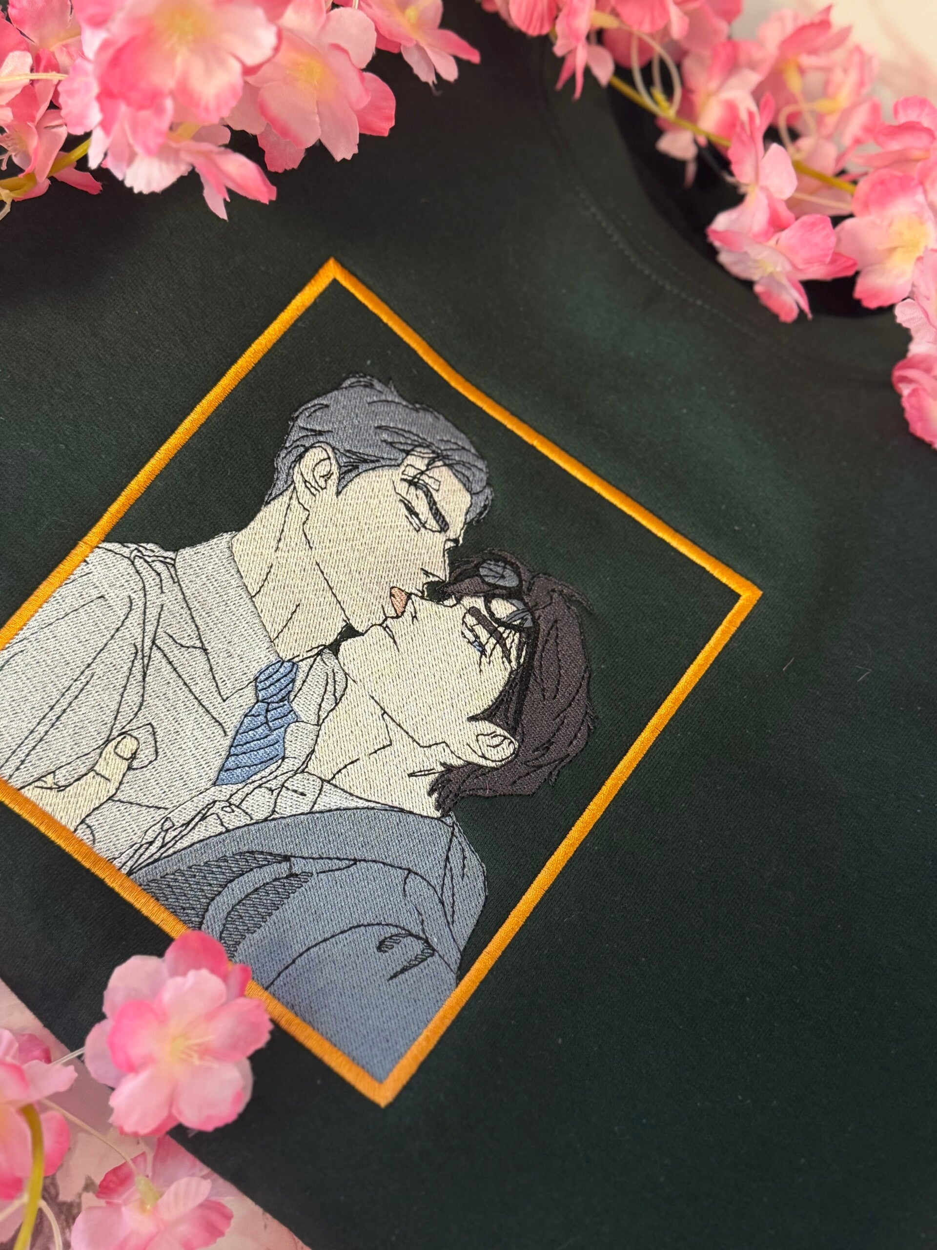 Jo & Ian Embroidered Hoodie – Wet Sand Inspired | BL Manhwa Streetwear | T-Shirt, Sweater & Hoodie | Unisex S–3XL