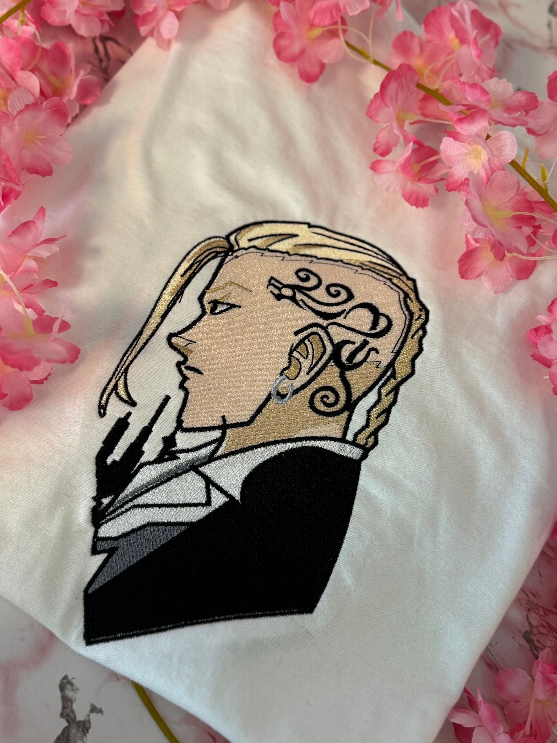 Draken Anime Shirt Embroidery, Tokyo Revengers Shirt, Anime T-Shirt Unisex Oversized, Manga Streetwear Hoodie Sweatshirt, Otaku Gift