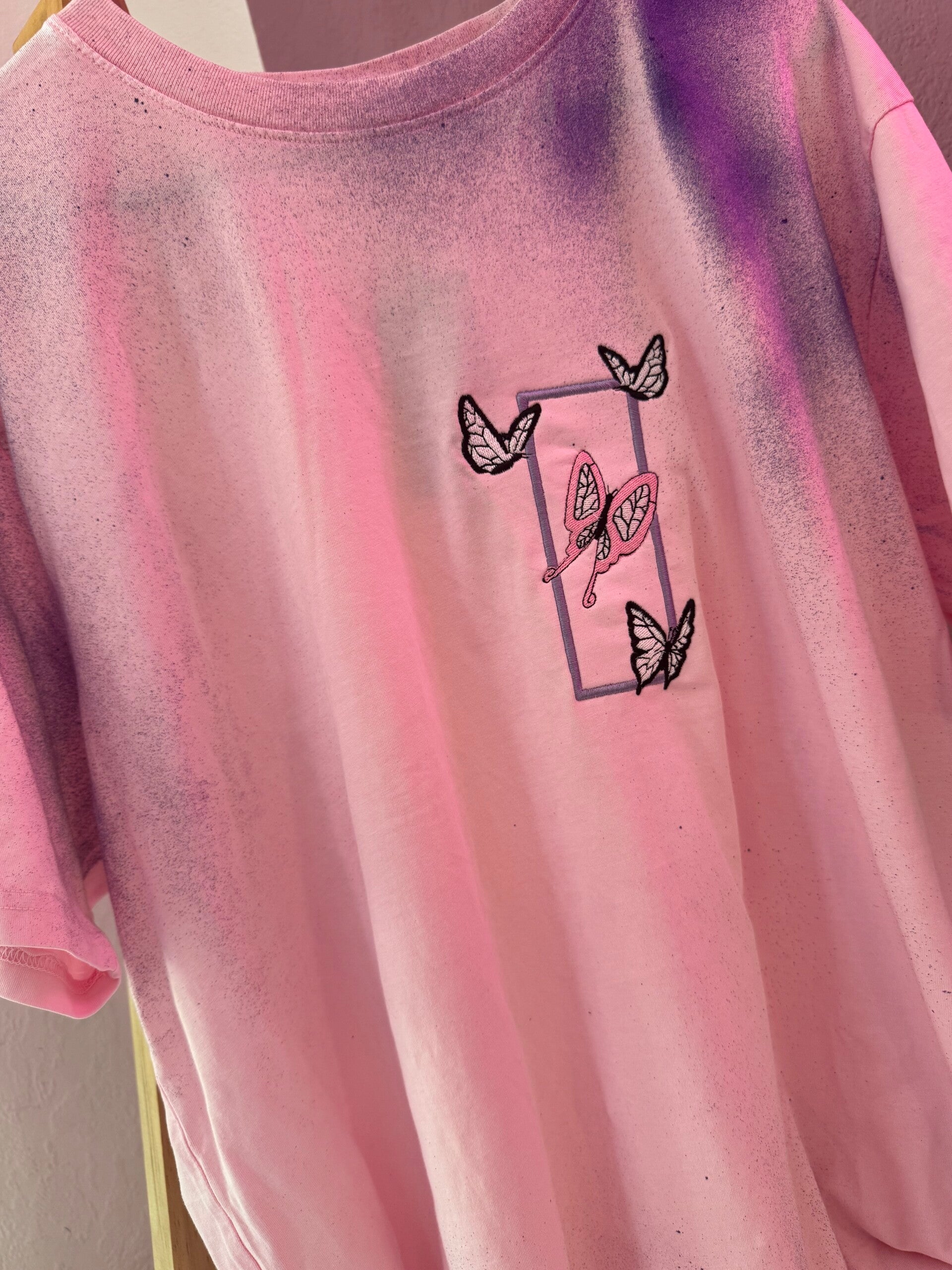 Shinobu Butterfly Airbrush Tee