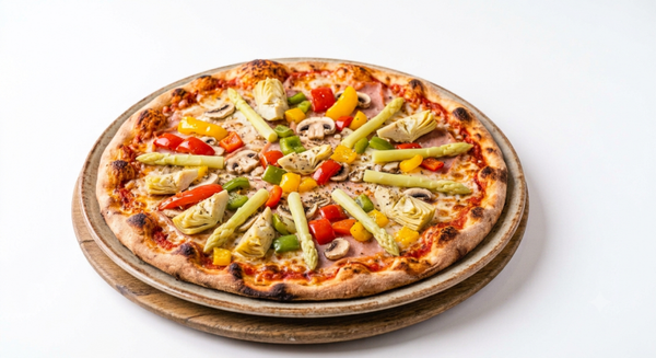 Vegetariana  : Paprika + Champinjoner + Lök + kronärtskocka