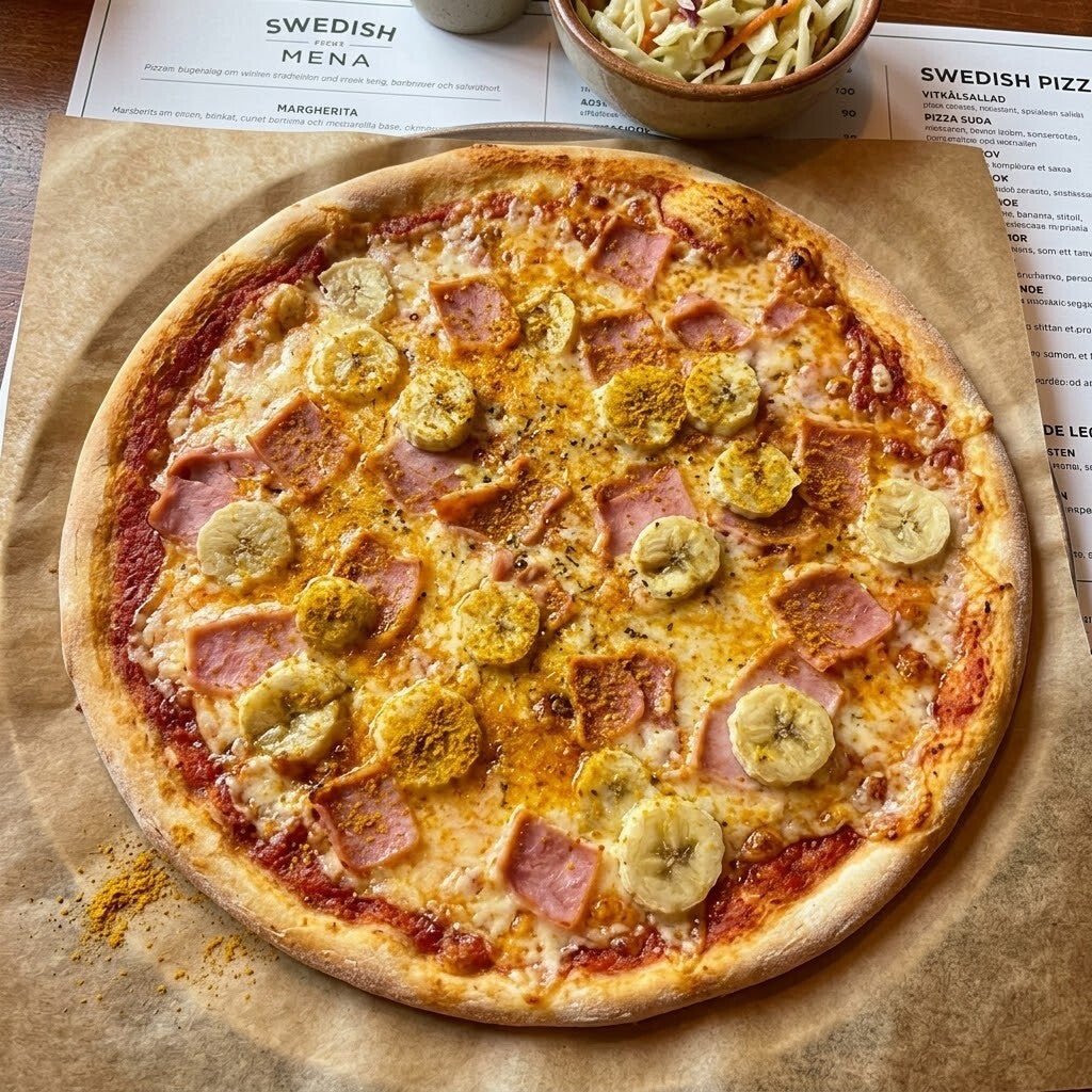 Chiquita :  Skinka + banan +Curry