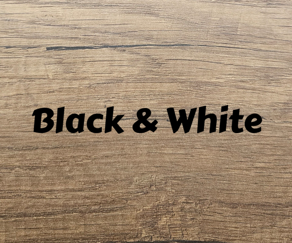 Black & White   : Biff + Fläskfile + Beasås