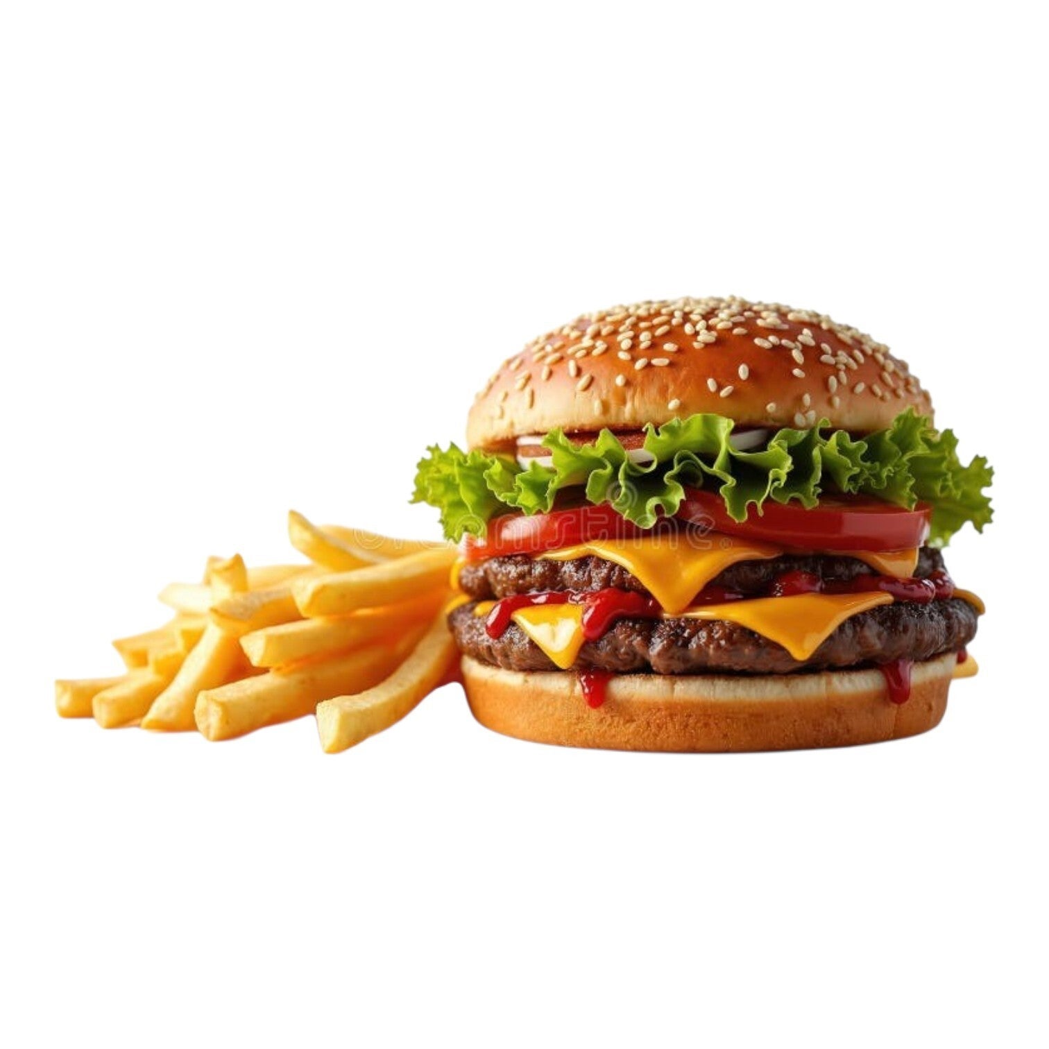 Baconburgare tallrik  90 g