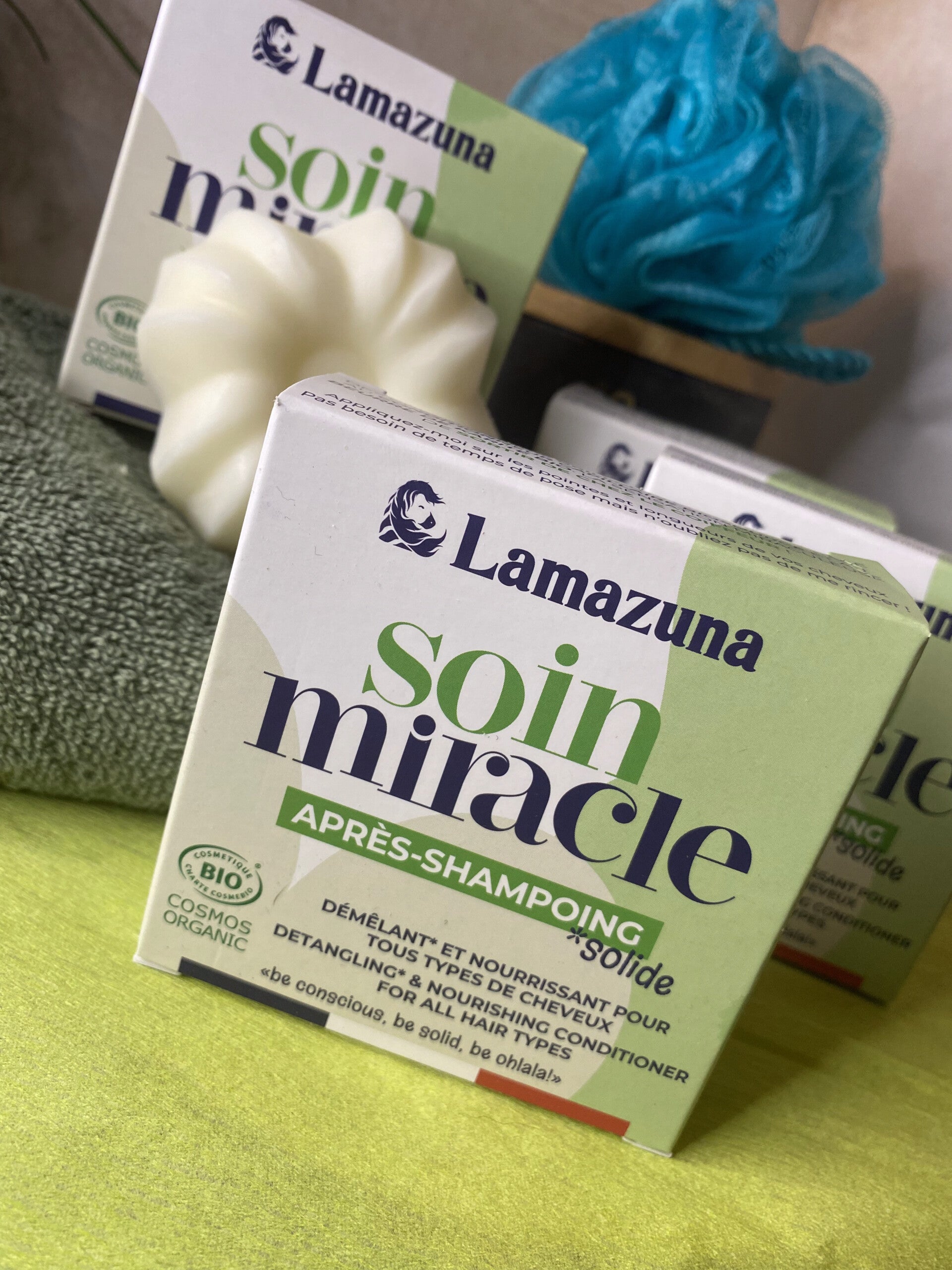 Après-shampoing solide démêlant BIO - Agrumes - Soin miracle