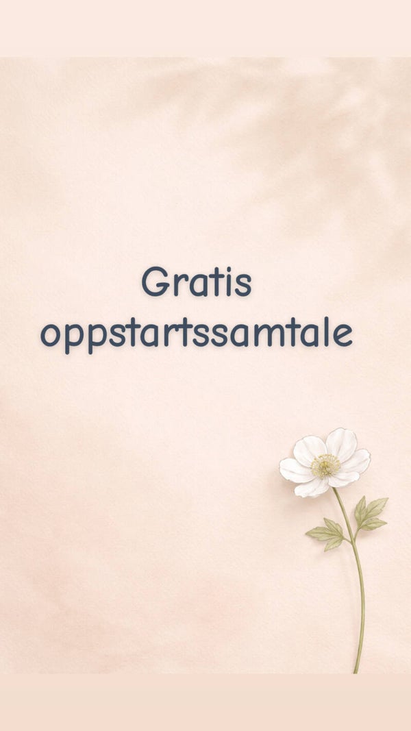 Gratis oppstartssamtale (20 min)