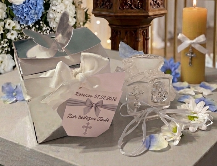 Gastgeschenk Gastgeschenke Taufe Kommunion Konfirmation Mädchen Junge Taufmandeln Bonboniere Geschenk Gäste Taufe Battesimo