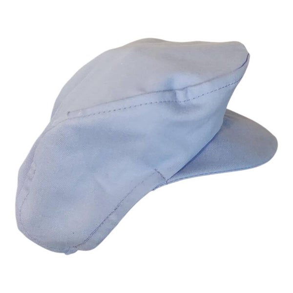 Baby Junge Mütze Blau Gr. 68 74 Schiebermütze Barett Taufe Hochzeit Party 6-9 Monate