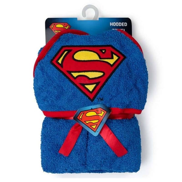 Baby Superman Badetuch Handtuch mit Kapuze Erstausstattung Geschenk Neugeborene Kapuzenhanduch Superman 75x75 cm