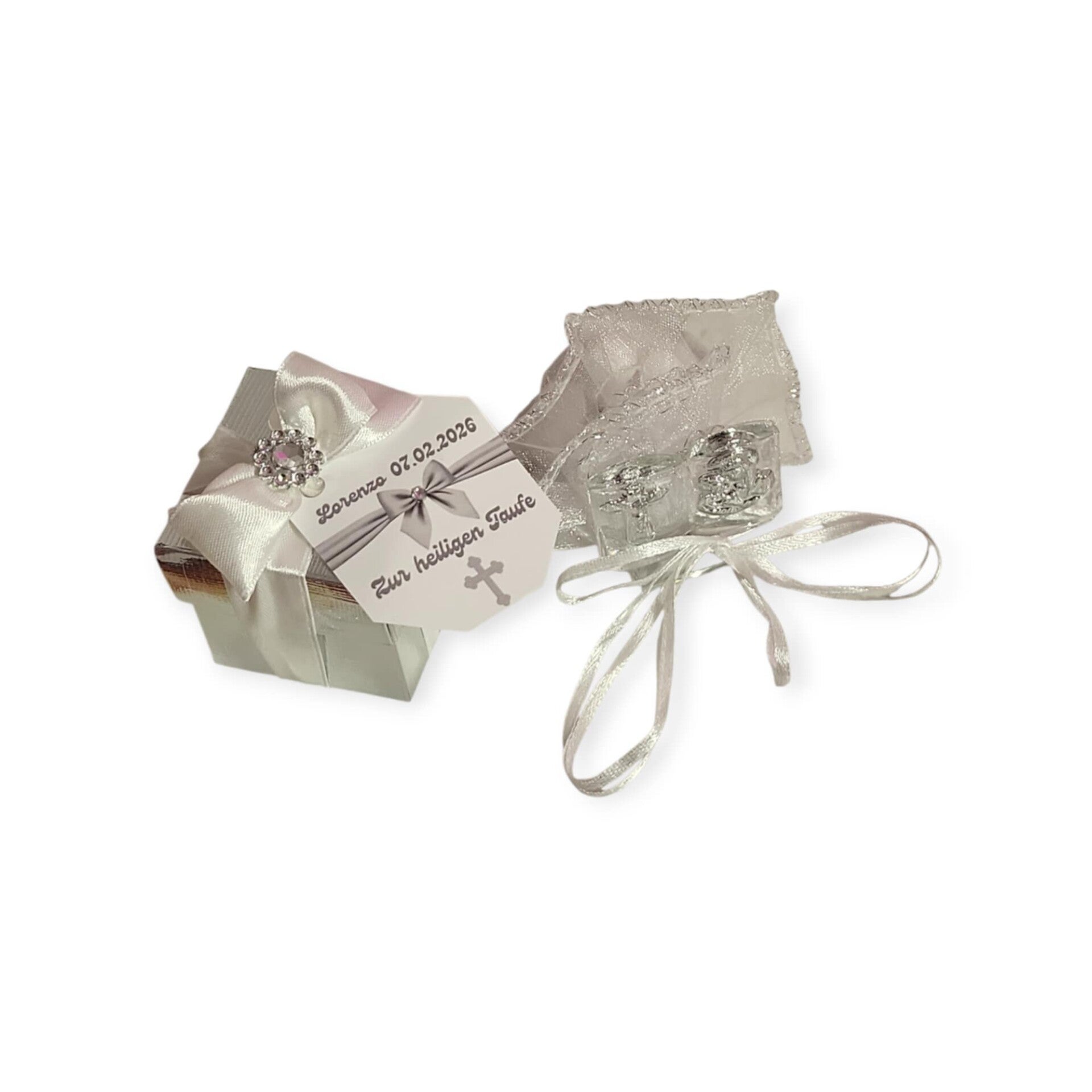 Gastgeschenk Gastgeschenke Taufe Mädchen Junge Taufmandeln Bonboniere Battesimo