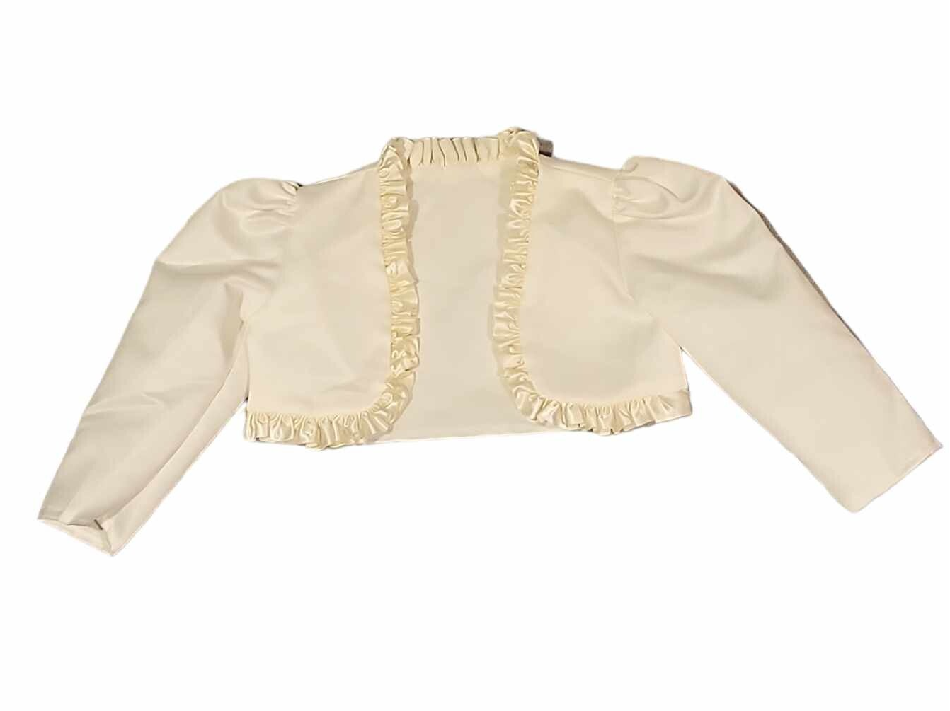 Baby Mädchen Taufbolero Babybolero Jacke Jäckchen Taufe Taufjacke Satin Gr.80 9-12 Monate