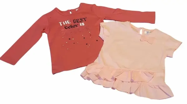 Baby Set Shirt Geschenkset Gr.80 Geschenk 1 Geburtstag Mädchen 9-12 Monate rosa