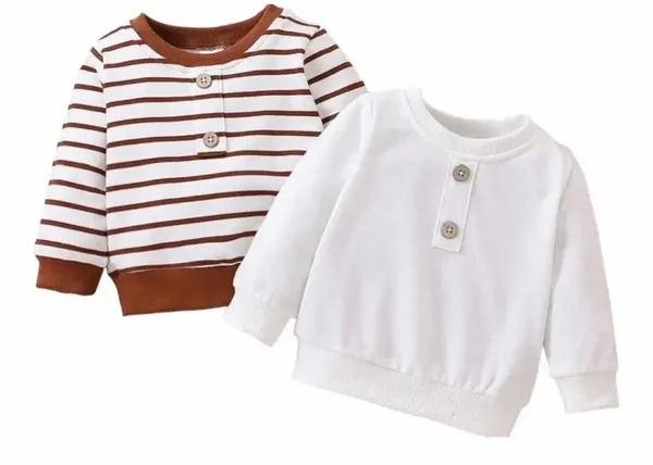 Baby Langarmshirt Set Junge 74 80 2er Set Baumwolle Baby Shirt 9-12 Monate