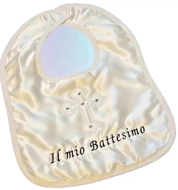Baby Lätzchen Taufe Tauflätzchen Kreuz Geschenk Taufe Geschenk Geburt Battesimo