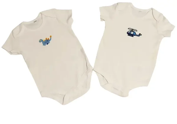 Baby Body 2er Pack Gr. 74 80 Geschenkset Baby Geburt Taufe Set Baumwolle 9-12M