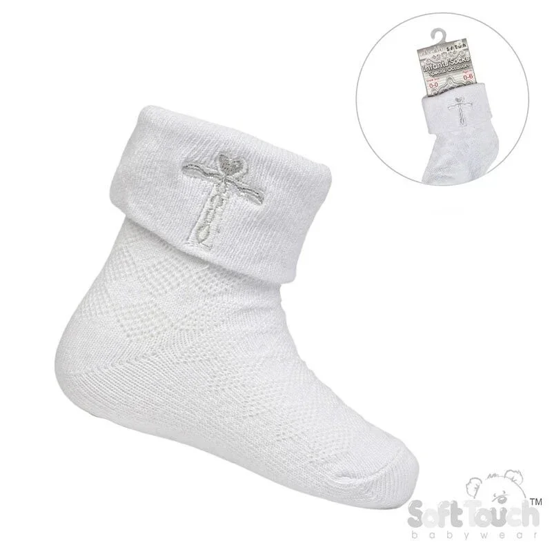 Baby Socken Taufsocken Taufanzug Taufkleid Socken Taufe Babysocken Kreuz