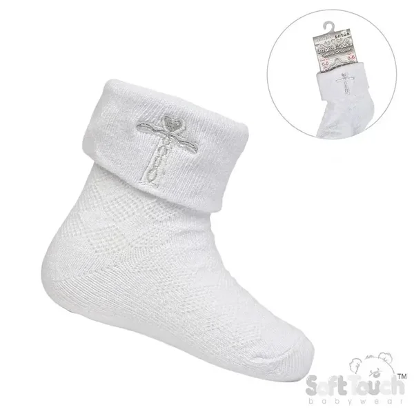 Baby Socken Taufsocken Taufanzug Taufkleid Socken Taufe Babysocken Kreuz