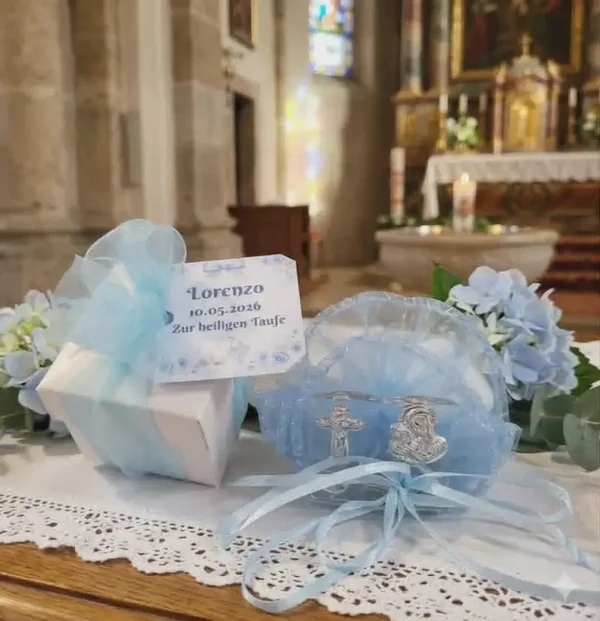 Gastgeschenk Taufe Kommunion Konfirmation Bonboniere Geschenk Gäste Taufgeschenk