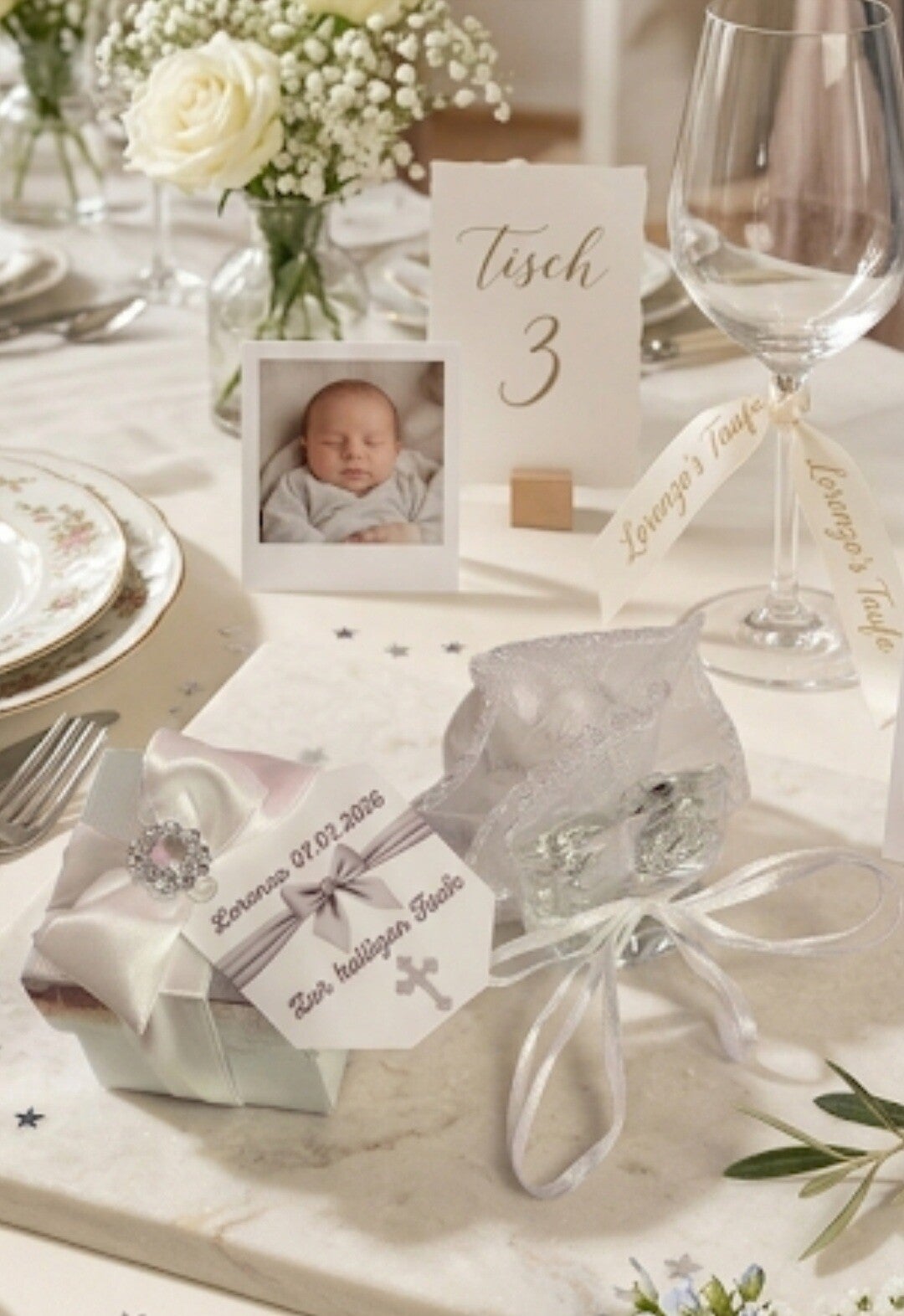 Gastgeschenk Gastgeschenke Taufe Kommunion Konfirmation Mädchen Junge Taufmandeln Bonboniere Battesimo