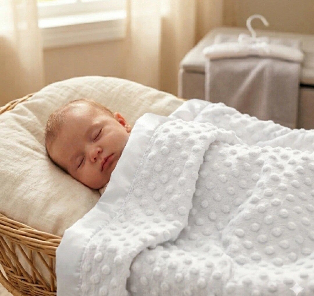 Taufdecke Baby Geschenk Geburt Taufe Babygeschenk Kuscheldecke Erstausstattung