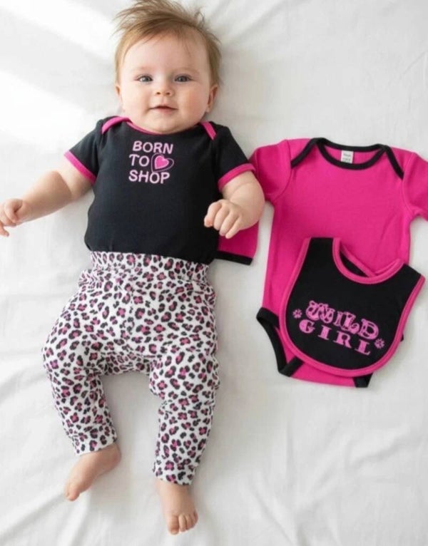 Baby Set 4-tlg Gr. 50 56 62 68 Mädchen Erstaustattung Geschenk Geburt Baumwolle
