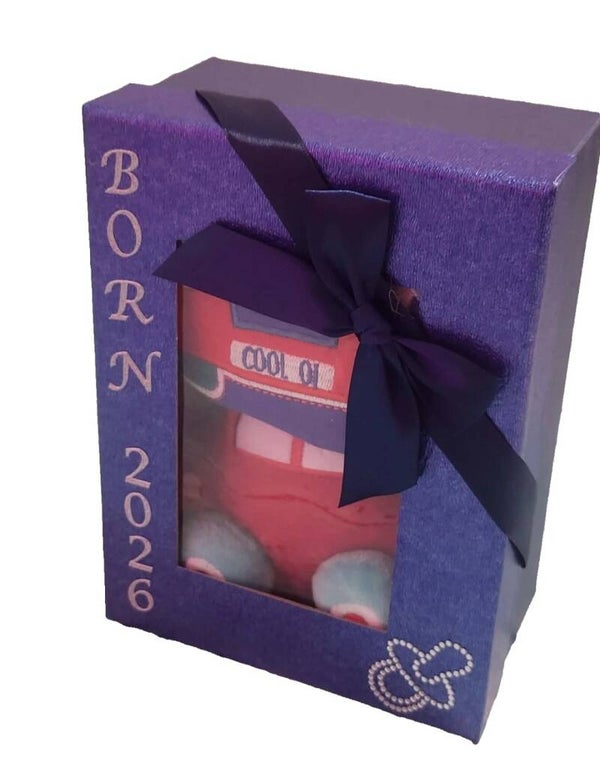 Baby Geschenkset Geburt Gr. 50-56 0-3M  Body  Spielzeug Geschenkbox Born 2026