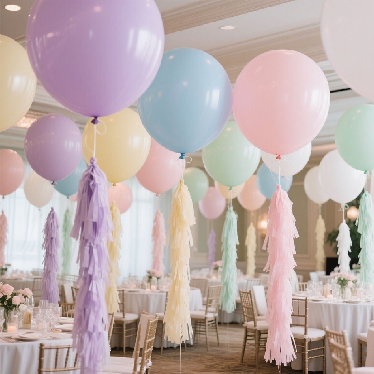 36’ Hellium Balloons