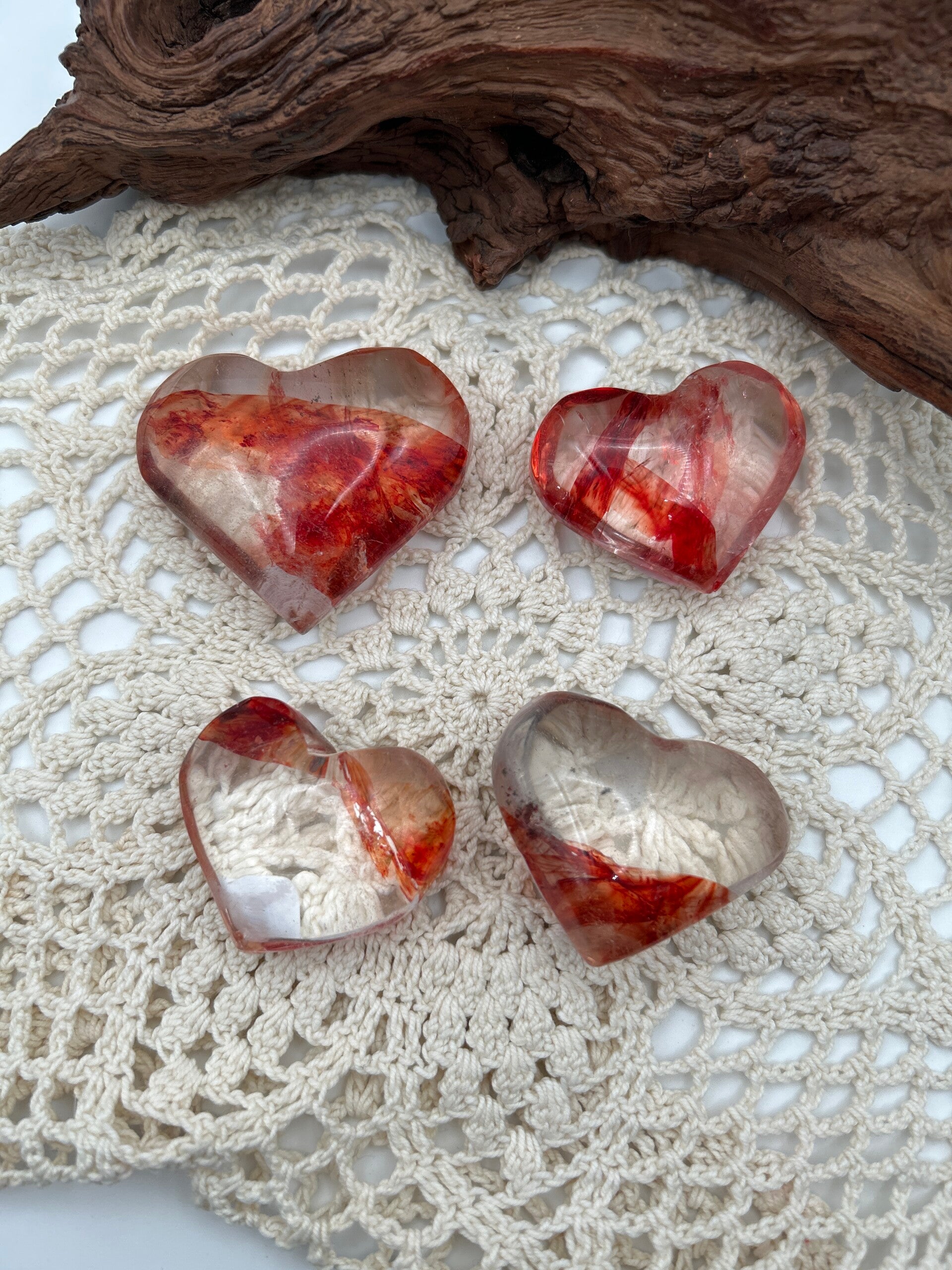 Feuerquarz Herzen