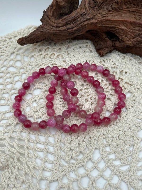 Wassermelonen Turmalin Armband