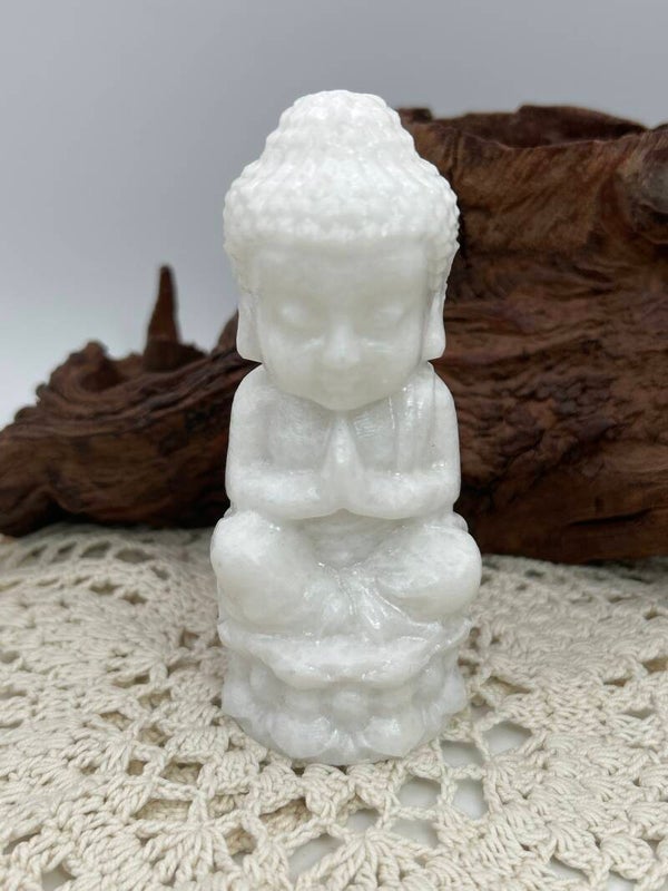 Weißer Jade Buddha