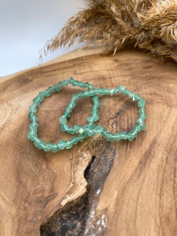 Grüner Aventurin Freiform Armband