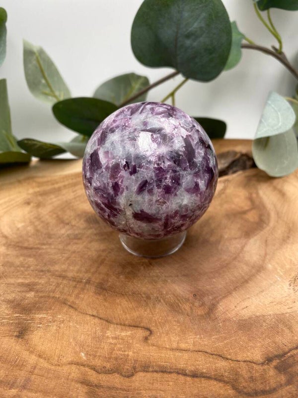 Lepidolite Kugel