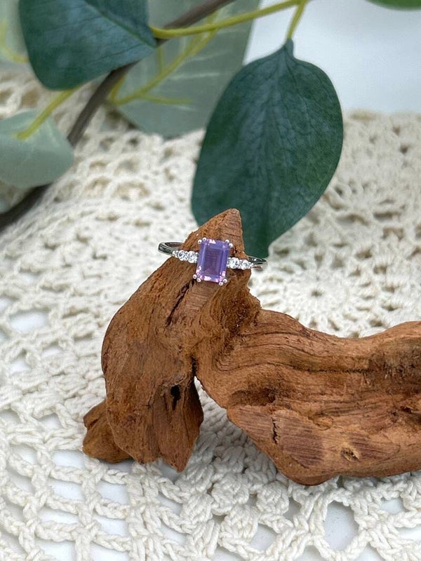 Lavendel Amethyst Ring