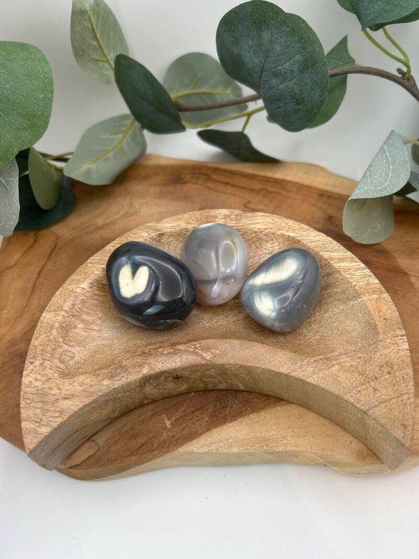 Orca Achat Trommelstein