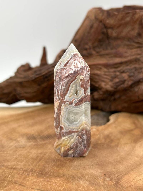 Mexikanischer Achat Turm