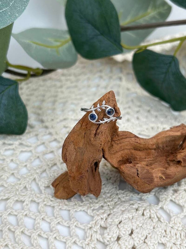 Blauer Saphir Ring